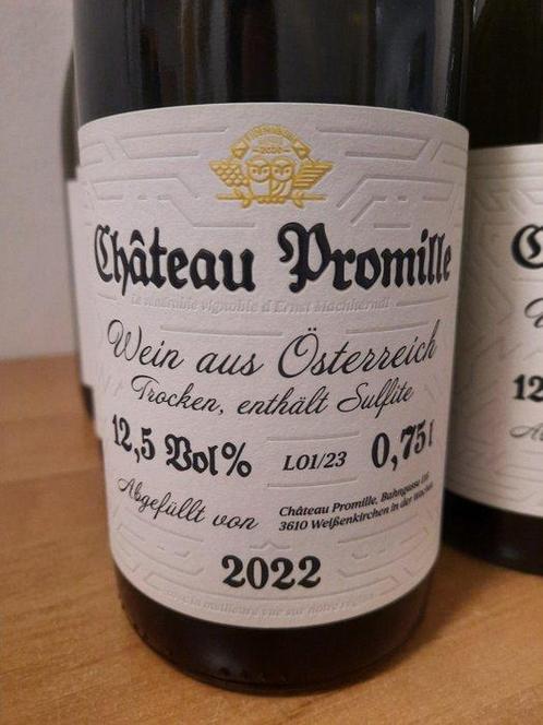 2022 Château Promille, Grüner Veltliner - Wachau - 12, Verzamelen, Wijnen