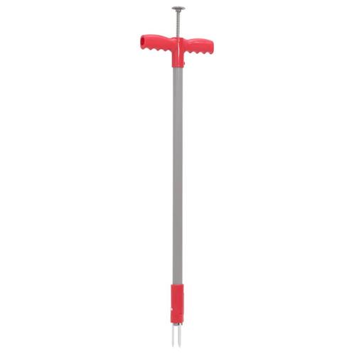 vidaXL Onkruidsteker 93,5 cm gepoedercoat staal rood en, Jardin & Terrasse, Outils à main, Envoi