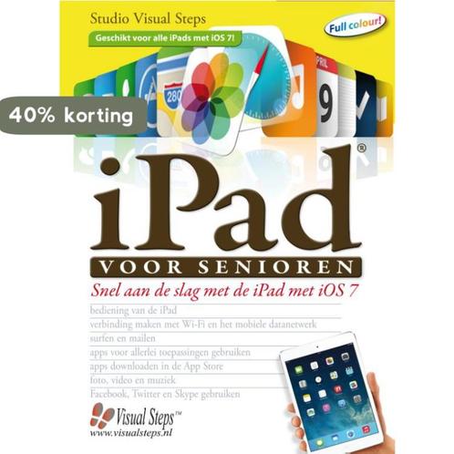 iPad voor senioren 9789059052192 Studio Visual Steps, Boeken, Informatica en Computer, Gelezen, Verzenden