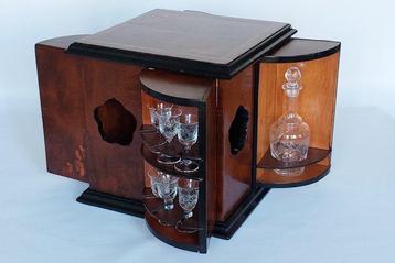 Armoire à liqueurs - bois/verre beschikbaar voor biedingen