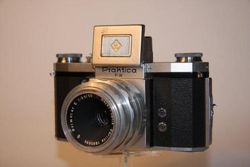 Praktica FX + Meyer Primotar E 3,5/50mm Appareil photo, Audio, Tv en Foto, Fotocamera's Analoog