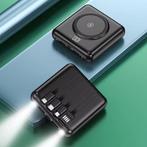 20.000mAh Qi Mini Powerbank met 2 Oplaadpoorten en 4 Kabels, Telecommunicatie, Verzenden, Nieuw, Stuff Certified®
