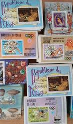 Monde 1970/2015 - Lot XXL 1000 petites feuilles bloquées, Gestempeld
