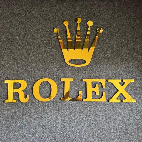 Bucherer - Rolex - Enseigne publicitaire - Forex, Antiek en Kunst, Antiek | Wandborden en Tegels
