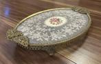 Decoratief dienblad - In kant en brons., Antiek en Kunst
