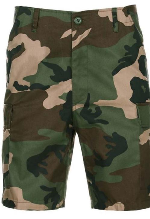 BDU korte  broek  woodland (Broeken, Kleding), Kleding | Heren, Broeken en Pantalons, Nieuw, Verzenden