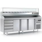 Pizzawerkbank + Opzetkoelvitrine | 800 RANGE | 562L | 3, Verzenden, Nieuw in verpakking