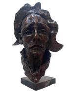 car bel - Sculpture, Arlecchino - 44 cm - Régule, Antiek en Kunst