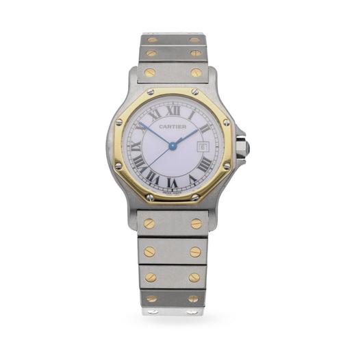 Cartier Santos Octagon 2965, Handtassen en Accessoires, Horloges | Dames, Verzenden
