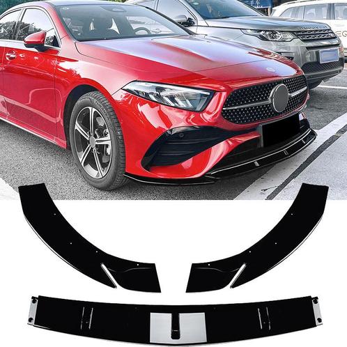 VOORSPOILER SPOILER ZWART geschikt voor Mercedes W177 A-Klas, Auto diversen, Auto-accessoires, Verzenden