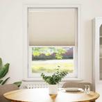 vidaXL Plissé rolgordijn 80x125cm creme, Huis en Inrichting, Stoffering | Gordijnen en Lamellen, Verzenden, Nieuw