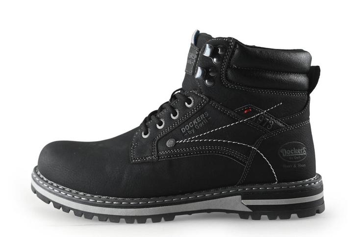 Dockers By Gerli Veterboots in maat 41 Zwart, Kleding | Heren, Schoenen, Zwart, Zo goed als nieuw, Boots, Verzenden