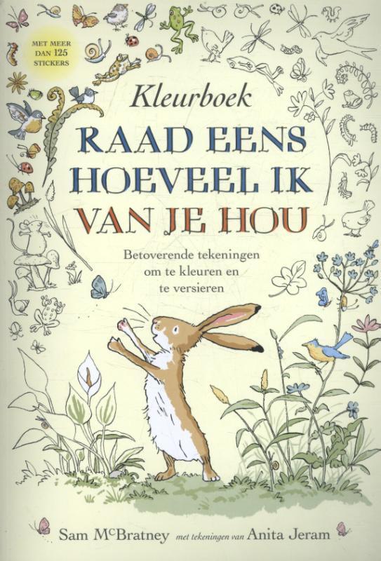 Kleurboek raad eens hoeveel ik van je hou 9789047709244, Boeken, Kinderboeken | Baby's en Peuters, Zo goed als nieuw, Verzenden