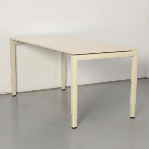 Drentea recht bureau HV creme 160 x 80 cm, Huis en Inrichting, Bureaus, Gebruikt, Ophalen of Verzenden