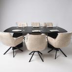 Tafel Deens Ovaal Eikenhout  Set Driehoek  260x100, Huis en Inrichting, Tafels | Eettafels, Nieuw