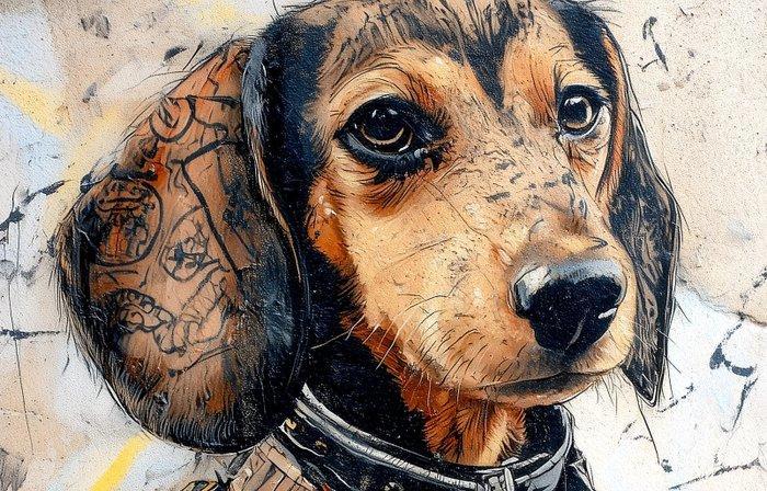 Monady (1999) / Law (1967) - Harley Dachshundson, Antiek en Kunst, Kunst | Designobjecten