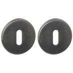 Intersteel sleutelrozetten verdekt ø52x6mm pvd antraciet, Doe-het-zelf en Bouw, Ophalen of Verzenden, Nieuw