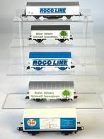 Roco H0 - Modeltrein goederenwagonset (5) - Reclame wagens, Hobby en Vrije tijd, Nieuw