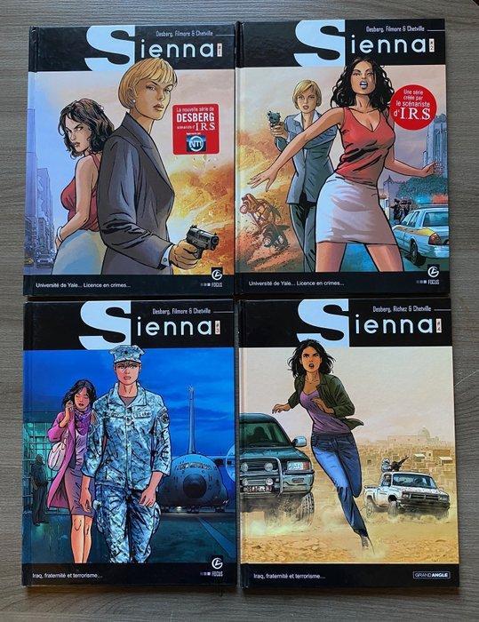 Sienna T1 à T4 + 2x dédicace - Série complète - 4x C - 4, Boeken, Stripverhalen