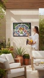 Tegel - Tunesisch keramisch wandpaneel - 12 met de hand