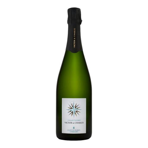 Champagne Victor & Charles Blanc de Blancs 2016 - 0.75L, Collections, Vins, Envoi