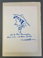 Morris - Dessin original dédicacé - Lucky Luke + dédicace de, Boeken, Nieuw