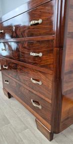 Comò Art Déco Veneziano - Ladekast - Walnotenradica -