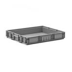 Gebruikte Euronorm stapelbakken dichte handgrepen, Ophalen of Verzenden, Gebruikt