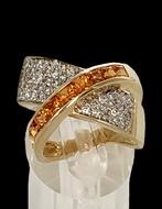 Ring - 14 karaat Geel goud, Vintage 14K gouden ring,