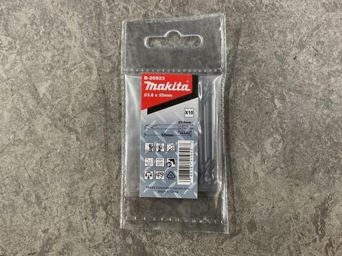Veiling - 10x Makita metaalboor dubbelzijdig B-26923 ø3.8x5, Doe-het-zelf en Bouw, Gereedschap | Machine-onderdelen en Toebehoren