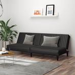 vidaXL Slaapbank 2-zits kunstleer zwart, Huis en Inrichting, Verzenden, Nieuw