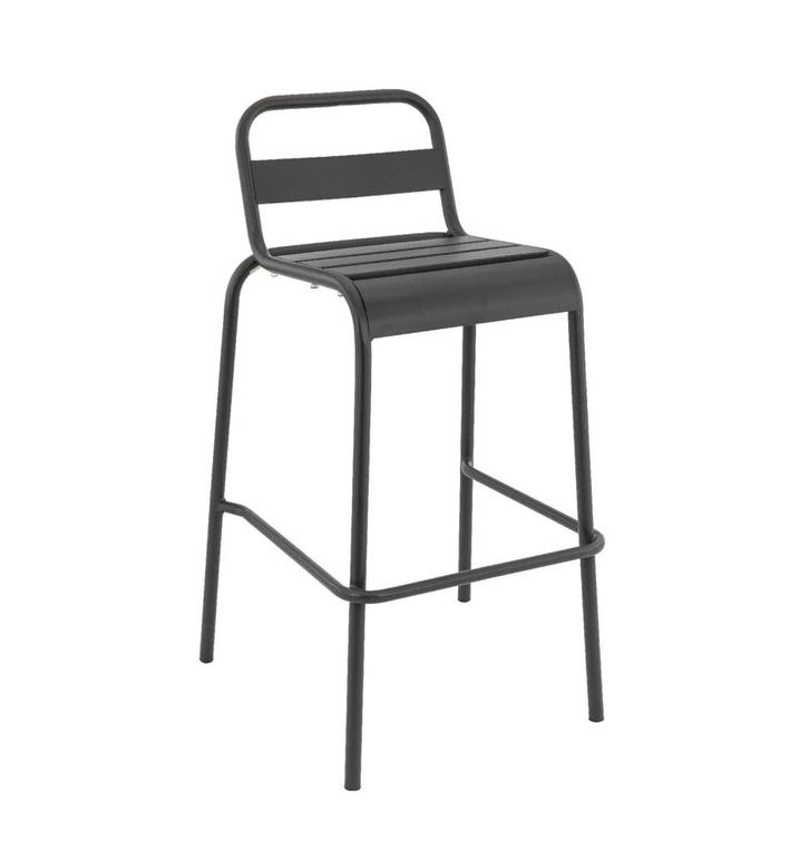 Nieuwe Barkruk Margriet - Antraciet- Vintage/Café, Tuin en Terras, Aarde en Mest, Ophalen