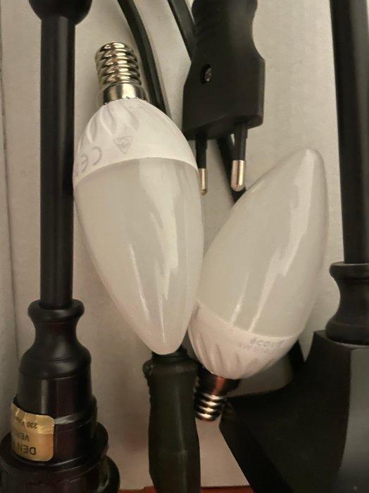 Den Hartog Holland - Lamp (2) - Zwart, Antiek en Kunst, Curiosa en Brocante