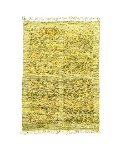 Groene moderne wollen tapijt - Marokkaans tapijt - Berber, Huis en Inrichting, Stoffering | Tapijten en Vloerkleden