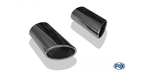 FOX Laseindpijp type 38 - rechts & links 106x71 mm / lengte:, Auto-onderdelen, Uitlaatsystemen, Nieuw, Verzenden