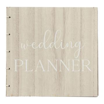 Weddingplanner Hout 20,5cm, Verzenden