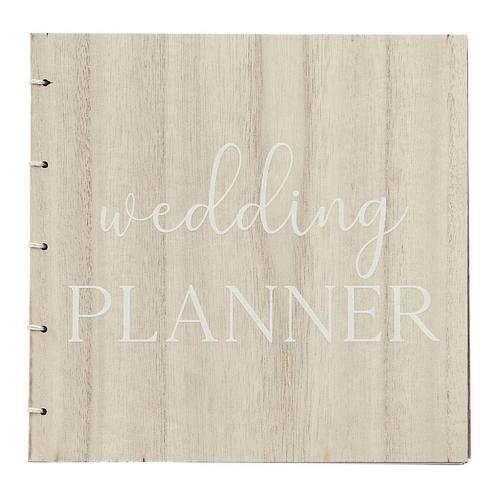 Weddingplanner Hout 20,5cm, Hobby & Loisirs créatifs, Articles de fête, Envoi