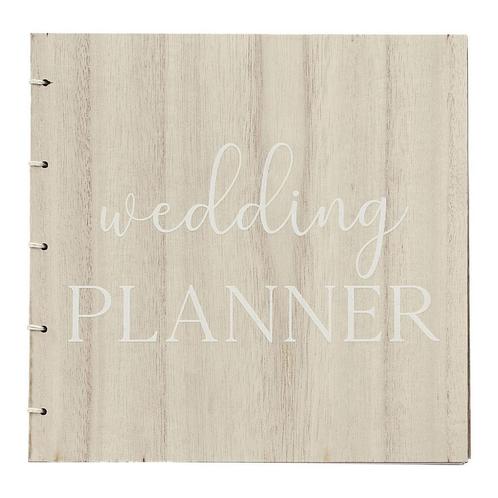 Weddingplanner Hout 20,5cm, Hobby en Vrije tijd, Feestartikelen, Nieuw, Verzenden