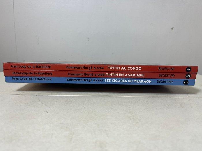 Tintin - Comment Hergé a créé... Lot de 3 albums 3xC - 3, Boeken, Stripverhalen