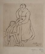 Suzanne Valadon (1865-1938) - Grand-mère et enfant (Utrillo, Antiquités & Art