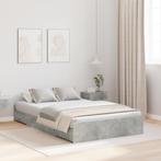 vidaXL Opbergbedframe met lade Betongrijs 120 x 190 cm, Huis en Inrichting, Slaapkamer | Bedden, Verzenden, Nieuw