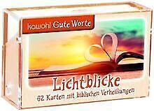 Lichtblicke: 62 Karten mit biblischen Verheißungen  K..., Boeken, Overige Boeken, Gelezen, Verzenden