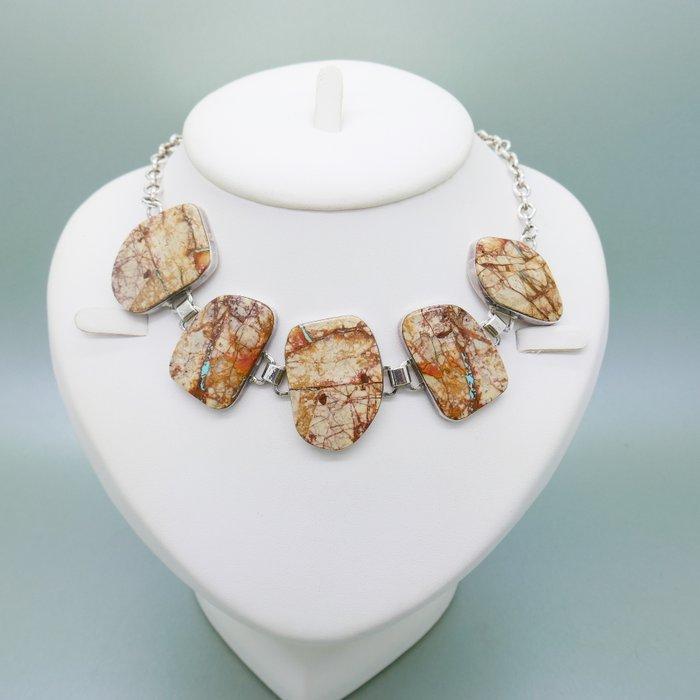 Halsketting - Verenigde Staten Tom Elgin - Navajo (Zonder, Antiek en Kunst, Kunst | Niet-Westerse kunst