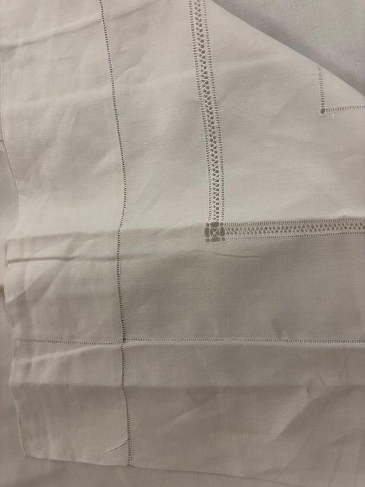 Drap de lit (2) - 240 cm - 180 cm - Drap en lin, Antiquités & Art, Tapis & Textile