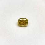 1 pcs Diamant (Natuurlijk gekleurd) - 0.52 ct - Cushion -, Nieuw