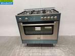 RVS Saro 5 pits Gasfornuis met Gasoven Aardgas/230V Horeca, Zakelijke goederen, Horeca | Keukenapparatuur, Ophalen of Verzenden