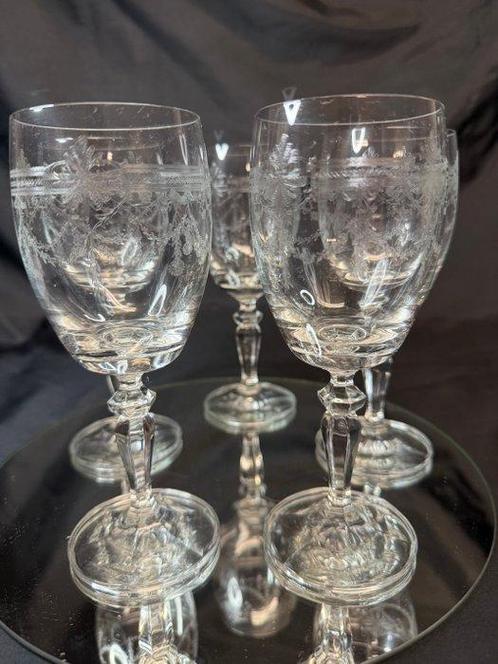 Lednické Rovne - Drinkservies (5) - Andrea - Kristal -, Antiek en Kunst, Antiek | Meubels | Tafels