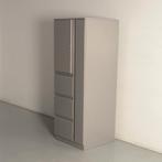 Officenow lockerkast met 3 laden, aluminium, 163 x 59,5 cm, Ophalen of Verzenden, Gebruikt