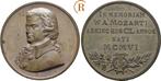 Brons medaille auf Wolfgang Amadeus Mozart 1906 Salzburg..., Postzegels en Munten, Verzenden