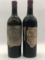 Mixed lot of 2 x 75cl (Haut) Medoc reds from 1928 (Bordeaux), Verzamelen, Wijnen, Nieuw, Rode wijn, Frankrijk, Ophalen of Verzenden